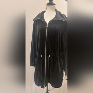 Black Women's Zip-Up Jacket